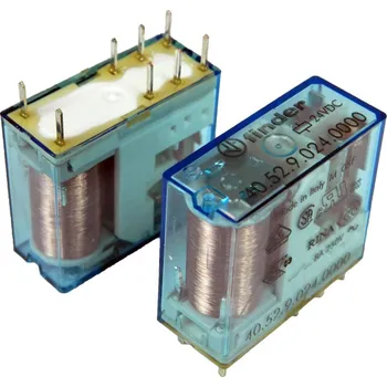 Relé Relé 24V 2 x 230V/5A 40.52.9.024.0000 Finder