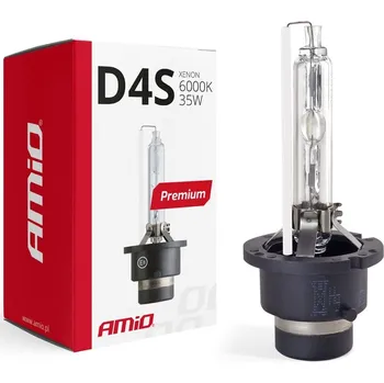 Autožárovka Amio Xenonová výbojka D4S PREMIUM 6000K