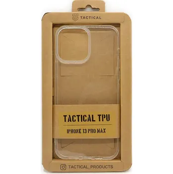 Telefonní příslušenství Tactical TPU Kryt pro Apple iPhone 13 Pro Max (6,7"), průhledný