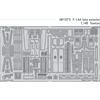 Plastikový model Eduard 1/48 F-14A late exterior (TAMIYA)