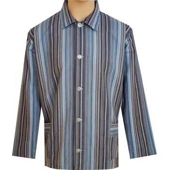 Pánské pyžamo Pánský Pyžamový Kabátek Flanelový FOLTÝN PPKF01 Velikost: XL, Materiál: Flanel