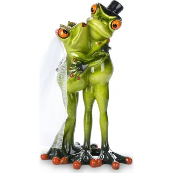 Keramická žabka - Mladomanželé