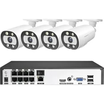 Kompletní kamerový systém KAMEROVÝ SYSTÉM MISECU | 8 KANÁLŮ | 4 VENKOVNÍ KAMERY 5MP