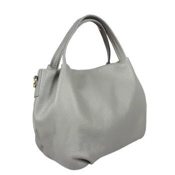 Kabelka NovaKabelka.cz Kožená italská crossbody kabelka Tea Grigia