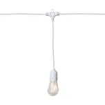 Star trading Venkovní LED světelný řetěz STRING 10xLED D.3,6m bílý