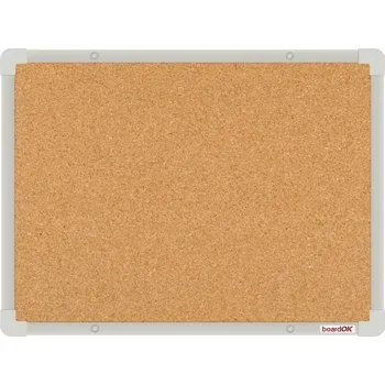 Kancelářský nábytek Korková nástěnka 60x45 (AL rám stříbrný)