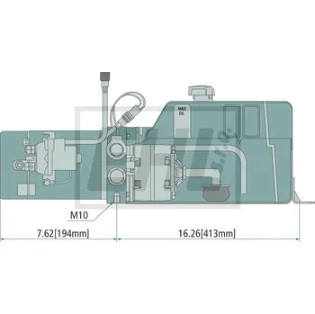 Sada nářadí Hydraulický agregát 12V-1,8kW-9,8L 850UD2259B