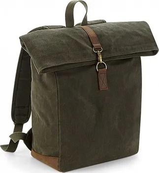 Městský batoh Quadra Heritage Waxed Canvas olivově zelený