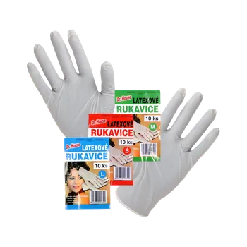Pracovní rukavice Dr. House rukavice latexové (L,M,S) 10 ks