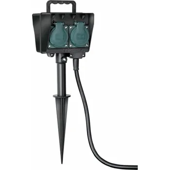 Elektrická zásuvka Brennenstuhl 4-nás. zásuvka na zahradu se zápichem