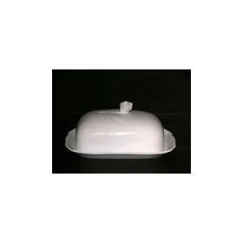 Máslenka Český porcelán Porcelánová máslenka obdelníková velká 250g 2 dílná