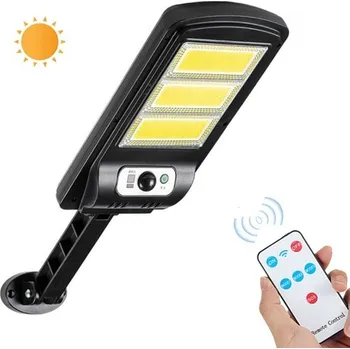 Zahradní dekorace Solar 150 Solární světlo s PIR čidlem pohybu 150 LED čistá bílá (Solární lampa s dálkovým ovladačem)