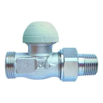 Ventil HERZ Termostatický ventil EK TS-98-VHF, 1/2" přímý, M30x1,5 s přednastavením,šedá krytka
