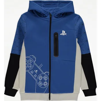 Chlapecký svetr GEORGE CHLAPECKÁ MIKINA "PLAYSTATION NET" Barva: modrá, Velikost: 11-12 let (152)