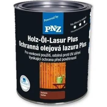 Olej na dřevo 5 l PNZ Olejová lazura Plus, jedlová zeleň (Tixotropní olejová lazura s UV filtrem a ochranou proti plísním a houbám)