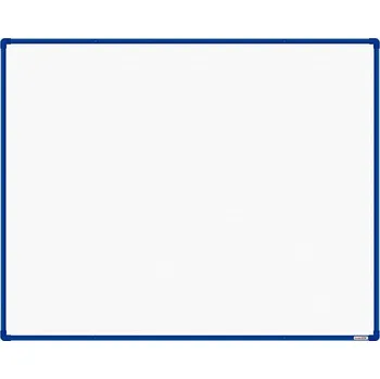Kancelářský nábytek Magnetická tabule E 150x120 (AL rám modrý)