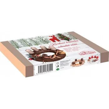 TIRO Set pro zdobení adventního věnce d24cm