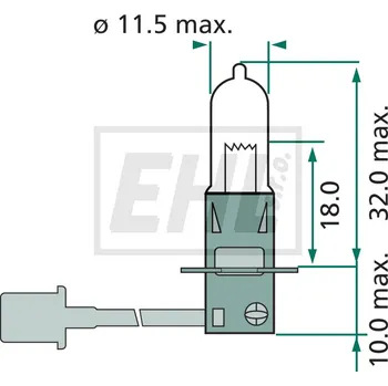 Osvětlení Halogenová žárovka, H3 44712336PRC1