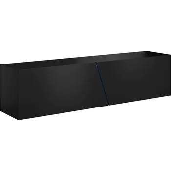 Televizní stolek Stolek televizní černý SIMENA LED RGB