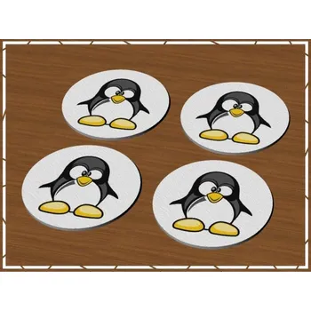 Podtácek Pelisport Filcový podtácek Tučňák sada 4 ks