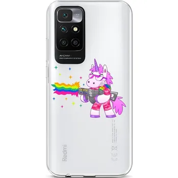 Pouzdro na mobilní telefon Kryt Xiaomi Redmi 10 silikon Rainbow Gun (obal neboli pouzdro na Xiaomi Redmi 10)