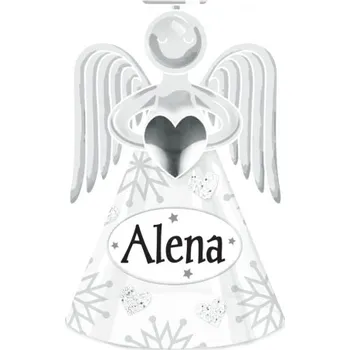 Vánoční ozdoba Albi Svítící vánoční ozdoba na stromek Alena 8 cm