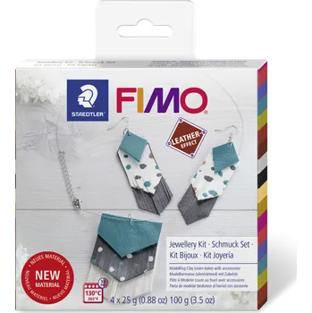 Modelovací hmota Staedtler Fimo Leather Effect sada šperky