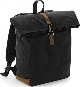 Městský batoh Quadra Heritage Waxed Canvas Backpack 9 l černý