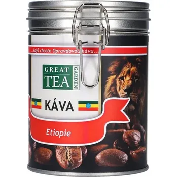 Káva Great Tea Garden Káva Etiopie v dóze Varianta: zrnková 200g