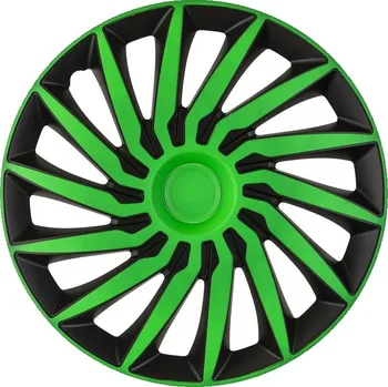 Poklice na kolo Ozdobné kryty kol, poklice 16" KENDO GREEN BLACK 4ks