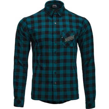 Silvini Farini MJ1926 zelená/černá, XL Pánská košile Silvini Farini MJ1926 zelená/černá, XL