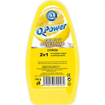 Osvěžovač vzduchu Q-power gel citron 150 g