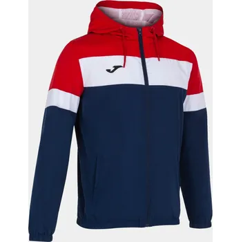 Pánská větrovka JOMA CREW IV ŠUSŤÁKOVÁ BUNDA - Červená, Bílá - velikost M