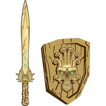 Dětská zbraň Sparkys Meč a štít Fantasy lebka