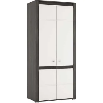 Šatní skříň Skříň Sevilla 90 cm, borovice norská/bílá