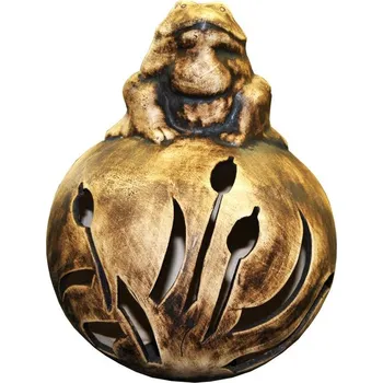 Zahradní dekorace Keramický svícen - žába