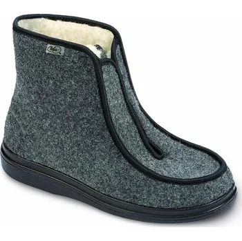 Dámské pantofle Dámské důchodky Befado 996D004 vyšší šedé velikost: 37