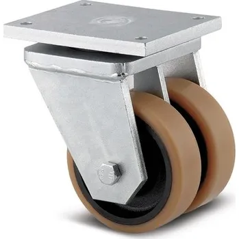 Pojezdové kolečko TENTE KOLEČKA Kolečka pro extrémní zatížení 160mm, dvojitá, otočná, plotýnka, 9950FTP160P65