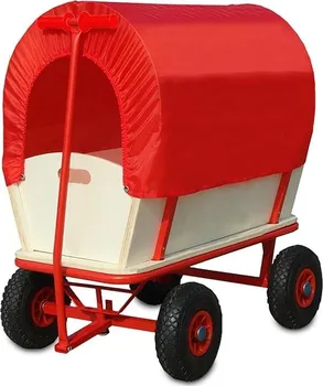Zahradní vozík DBA 101978 Vozík s ochranným krytem červený