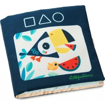 plyšák Lilliputiens | Didaktická textilní knížka - učíme se tvary