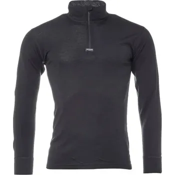 Dámské termoprádlo Podvlékací rolák z merino vlny se zipem u krku a dlouhými rukávy - XS