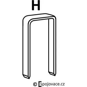 Průmyslová sponka Spony Prebena H, délka 18 mm