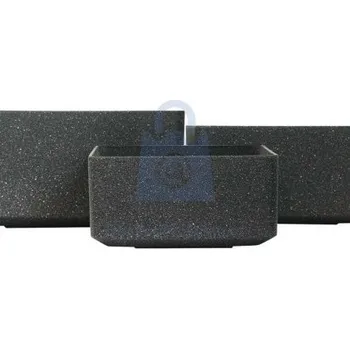 Květináč Květináč Industrial Square 43 x 22 x 43, balení 1 ks