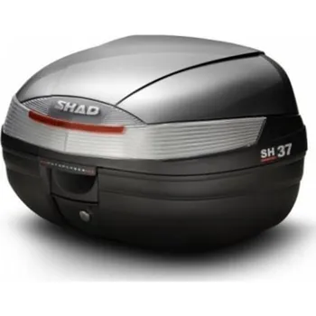 Motodoplněk Vrchní kufr s barevným krytem SHAD SH37 stříbrná
