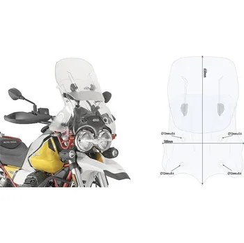 Motodíl GIVI AF8203 plexi Moto Guzzi V85 TT 2019 -