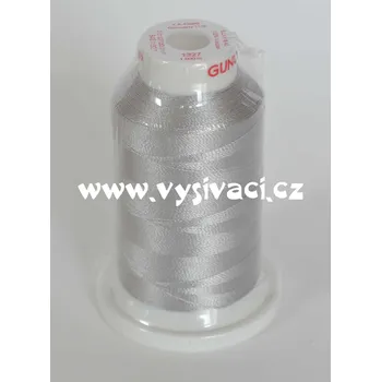 Nit vyšívací nit Gunold Sulky šedá 1327, návin 1000m, viskóza Jednotka: 1 kón návin 1000m