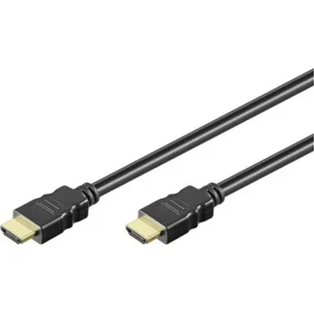 Audio kabel Manhattan HDMI kabel Zástrčka HDMI-A, Zástrčka HDMI-A 3.00 m černá 323222-CG 4K UHD, Audio Return Channel HDMI kabel