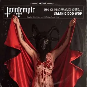Zahraniční hudba LP Twin Temple: Twin Temple (Bring You Their Signature Sound…. Satanic Doo-Wop) CLR 2019 Mono Bring You Their Signature Sound.... Satanic Doo Wop Swamp Green Vinyl