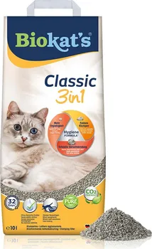 Podestýlka pro kočku Biokat's Classic 3 v 1 10 l