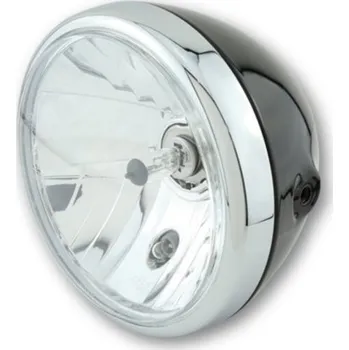 Osvětlení pro motocykl SHIN YO moto přední světlo RENO černé / chrom